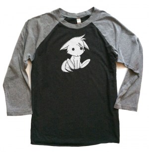 Plush Kitsune Raglan T-shirt