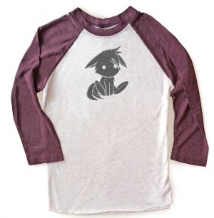 Plush Kitsune Raglan T-shirt