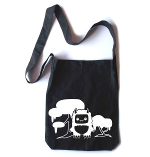 Tricky Yeti's Magical Forest Crossbody Tote Bag