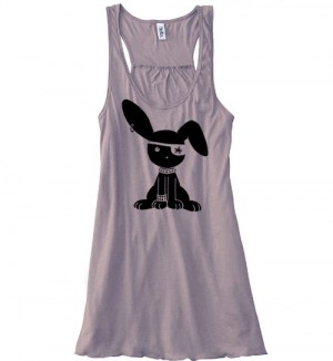 Jrock Bunny Flowy Tank Top