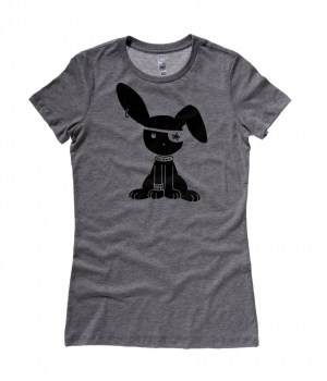 Gothic Jrock Bunny Ladies T-shirt