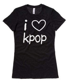 I Love Kpop Ladies T-shirt