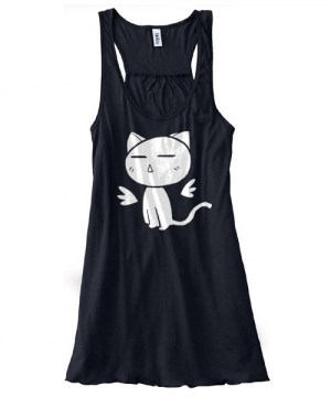 Angel Wings Kitty Flowy Tank Top