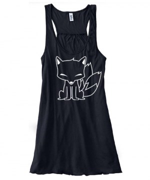 Chibi Kitsune Flowy Tank Top