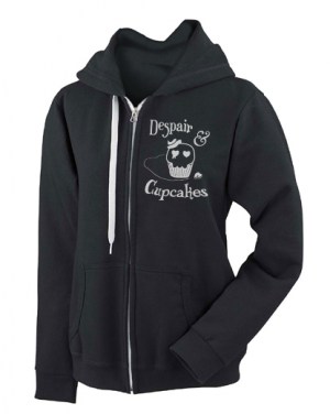 Despair and Cupcakes Zip Hoodie