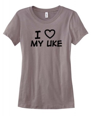 I Love my Uke Ladies T-shirt