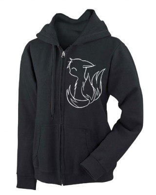 3-tailed Baby Kitsune Fashion Fit Hoodie