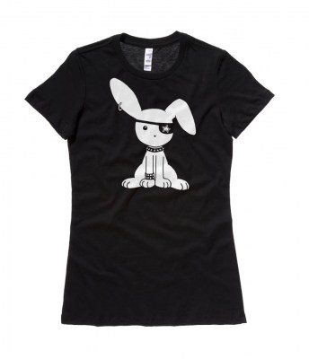 Gothic Jrock Bunny Ladies T-shirt