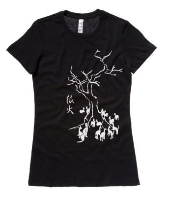 Kitsune Fire Ladies T-shirt