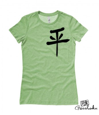 Peace Kanji Ladies T-shirt