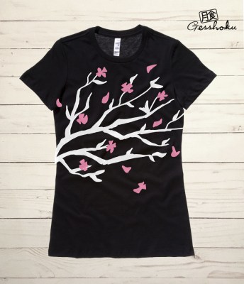 Sakura Blossoms Ladies T-shirt
