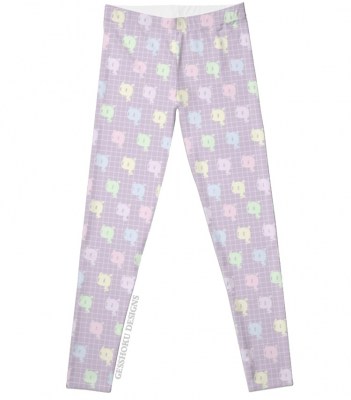 Kawaii Ghost Pastel Leggings or Tights