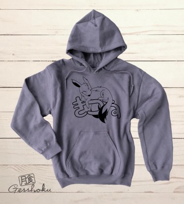 Sleepy Kitsune Pullover Hoodie