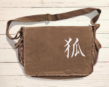 Kitsune Kanji Messenger Bag