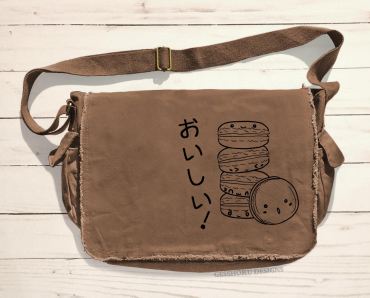 Delicious Macarons Messenger Bag