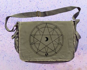 Magic Circle Messenger Bag