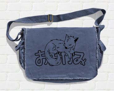 Sleepy Wolf Messenger Bag