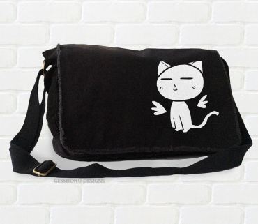 Angel Wings Kawaii Kitty Messenger Bag
