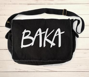 Baka (text) Messenger Bag