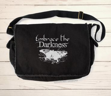 Embrace the Darkness Messenger Bag