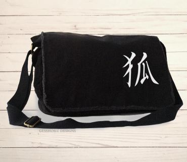 Kitsune Kanji Messenger Bag