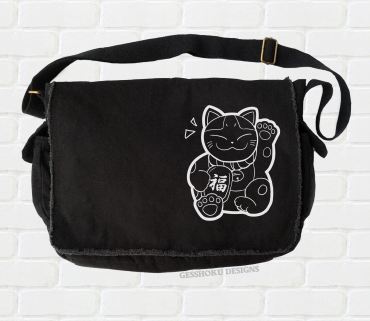 Maneki Neko Messenger Bag