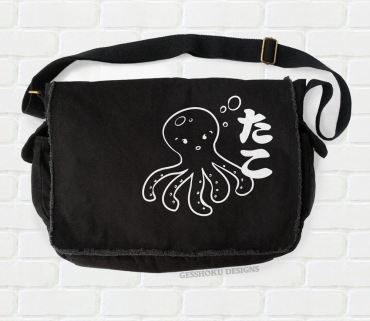 I Love TAKO - Kawaii Octopus Messenger Bag