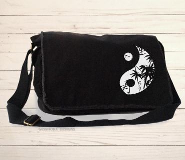 Asian Yin Yang Messenger Bag