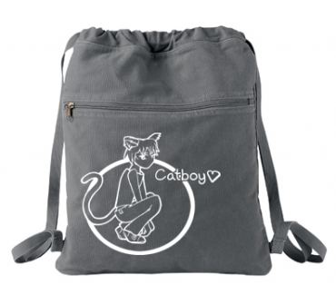 Catboys are Love Cinch Backpack