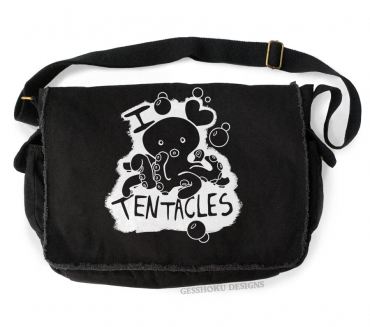I Love Tentacles Messenger Bag