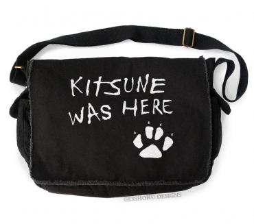 Kitsune Was Here Messenger Bag