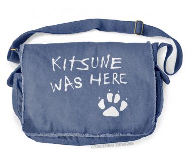 Kitsune Was Here Messenger Bag