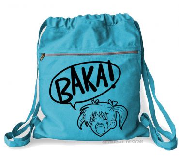 Yelling Anime Girl Cinch Backpack