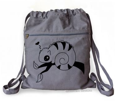 Chameleon in Love Cinch Backpack