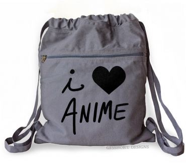 I Love Anime Cinch Backpack