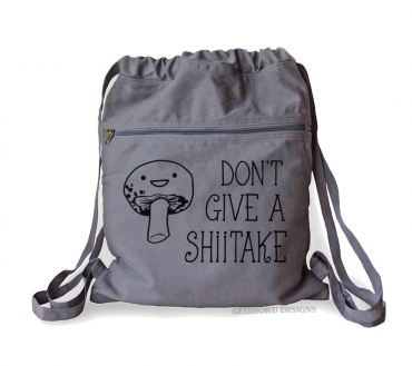 Don't Give a Shiitake Cinch Backpack