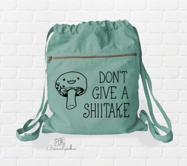 Don't Give a Shiitake Cinch Backpack