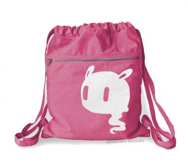 Kawaii Ghost Cinch Backpack