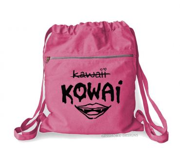 KOWAI Not Kawaii Cinch Backpack