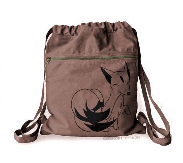 Majestic Kitsune Cinch Backpack