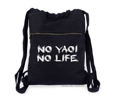 No Yaoi No Life Cinch Backpack