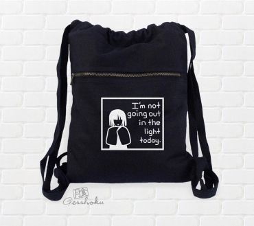 I'm Not Going Out in the Light Today Cinch Backpack