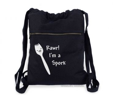 Rawr! I'm a Spork Cinch Backpack