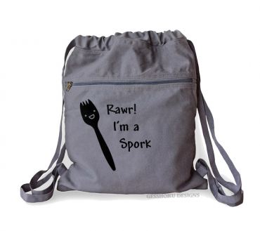 Rawr! I'm a Spork Cinch Backpack