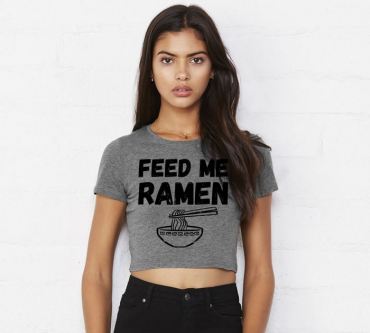 Feed Me Ramen Crop Top T-shirt