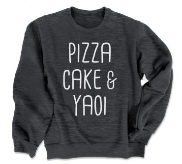 Pizza Cake & YAOI Crewneck Sweatshirt