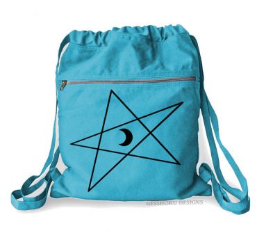 5-Pointed Moon Star Cinch Backpack