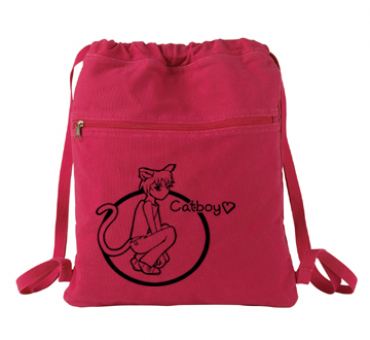 Catboys are Love Cinch Backpack