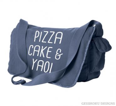 Pizza Cake & YAOI Messenger Bag
