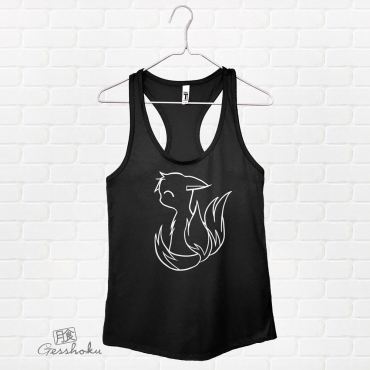 3-Tailed Baby Kitsune Racerback Tank Top